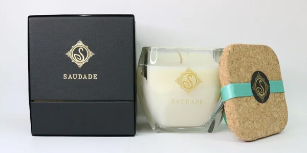 高級　アロマキャンドル　ソイキャンドル SAUDADE　エスポル