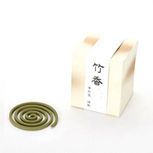 お香　おすすめ　スパイラル渦巻の竹香です